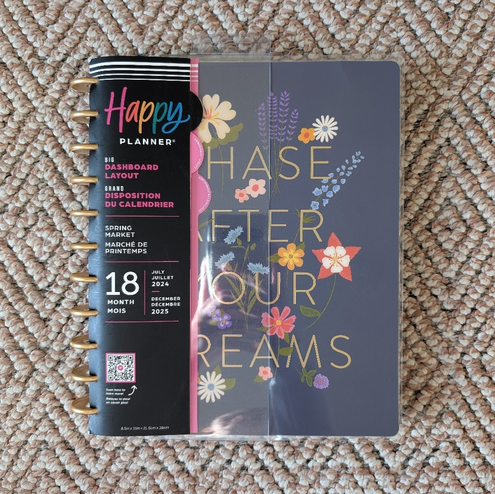Happy Planner Spring Market Big Dashboard Planner